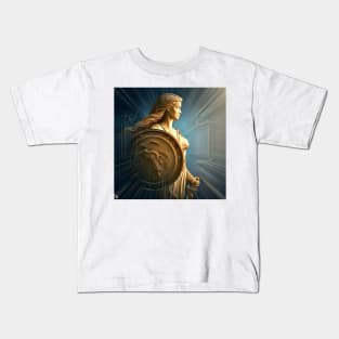 Athena,  Goddess of War and Wisdom Kids T-Shirt